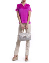 CARMEN STYLISH:  Multi-colored stIngray fantasy leather bowling bag