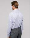 Camisa vestir falso liso blanco