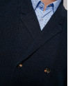 Chaqueta cruzada azul marino
