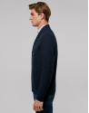 Chaqueta cruzada azul marino