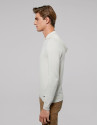 Ivory sweater with hood