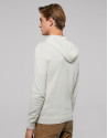 Ivory sweater with hood