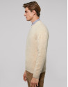 Jersey punto liso beige