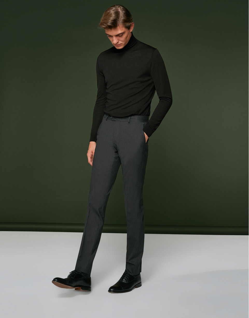 Pantalón vestir gris oscuro