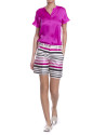 Striped bermudas