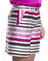Striped bermudas