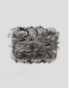 Bufanda tubular pelo plumeado natural