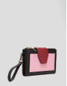 Cartera doble piel saffiano tres colores