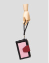Cartera doble piel saffiano tres colores