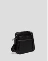 Bandolera dos cuerpos nylon negra
