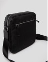 Bandolera dos cuerpos nylon negra