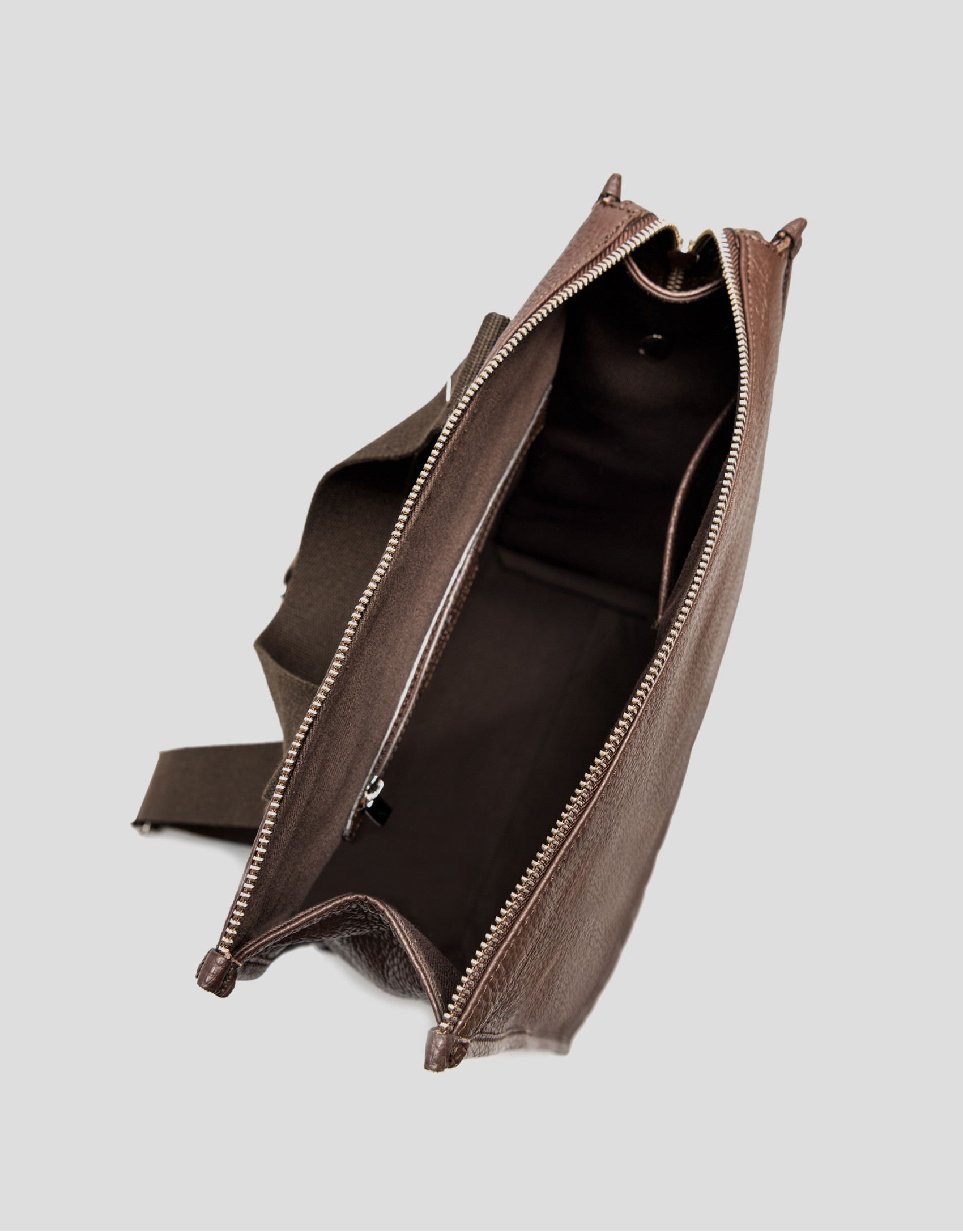 Mochila caballero piel marrón
