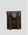 Mochila caballero piel marrón