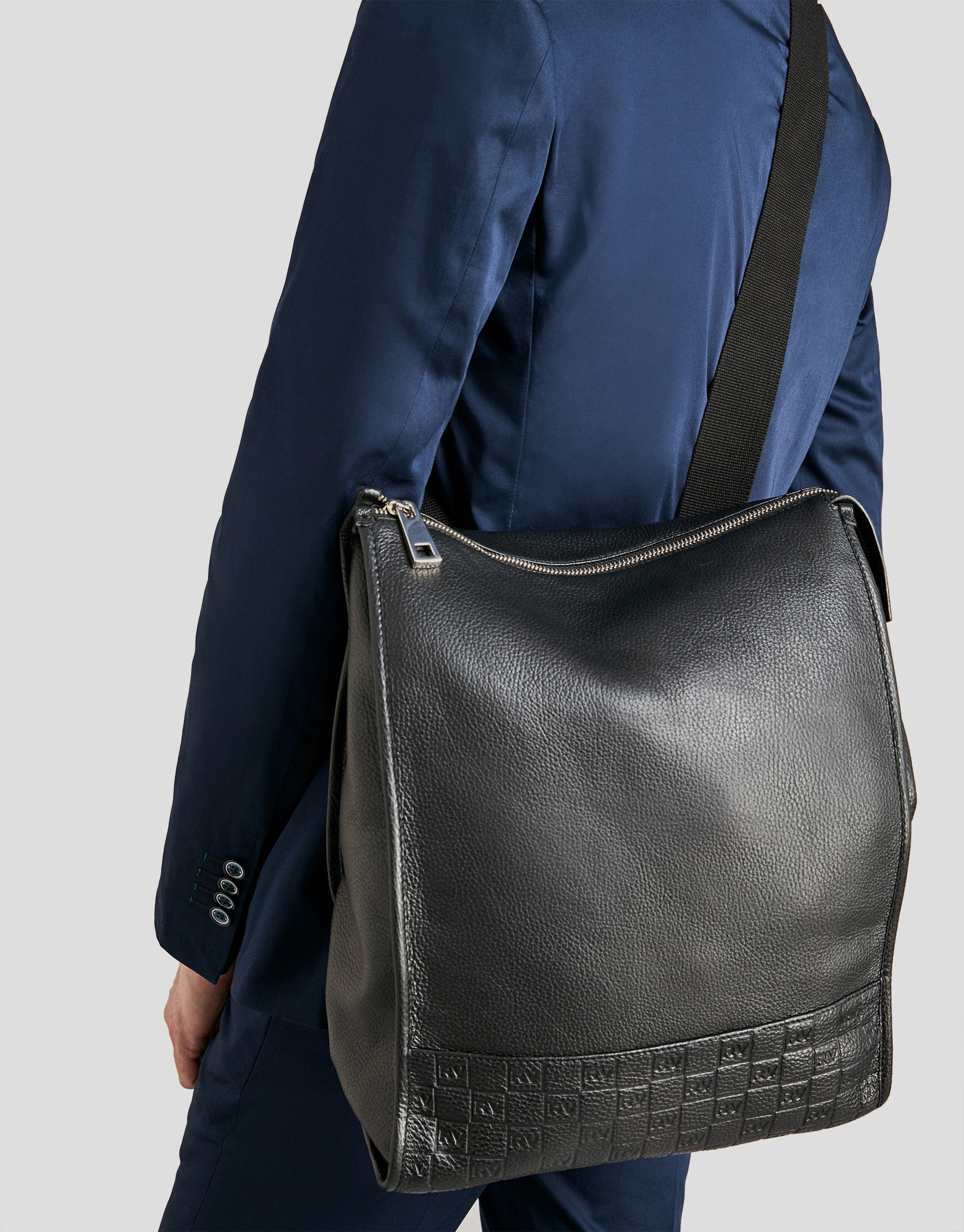 Mochila piel negra
