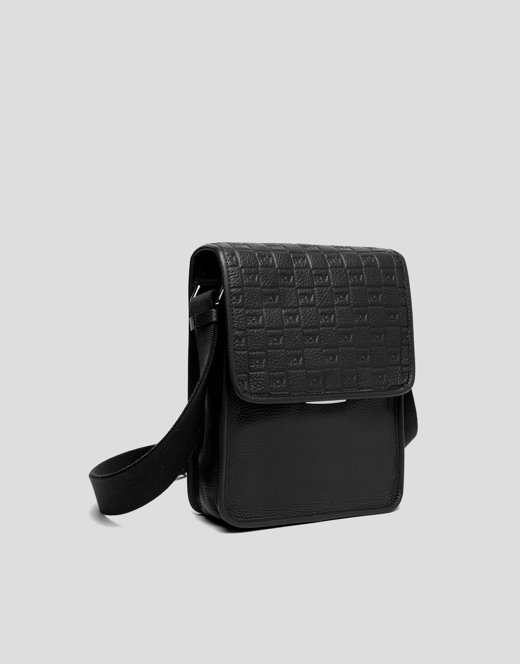 Bandolera caballero piel negra