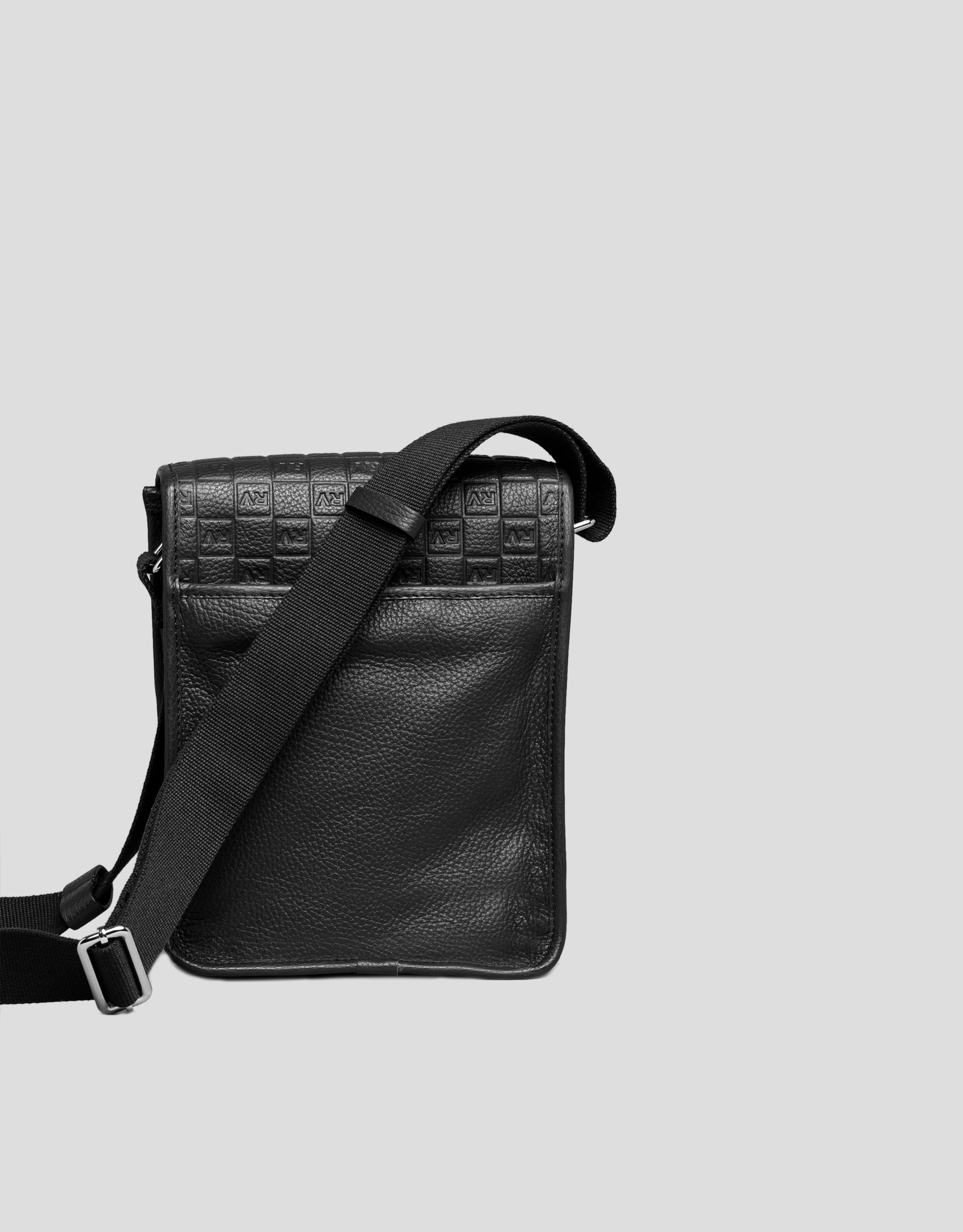 Bandolera caballero piel negra
