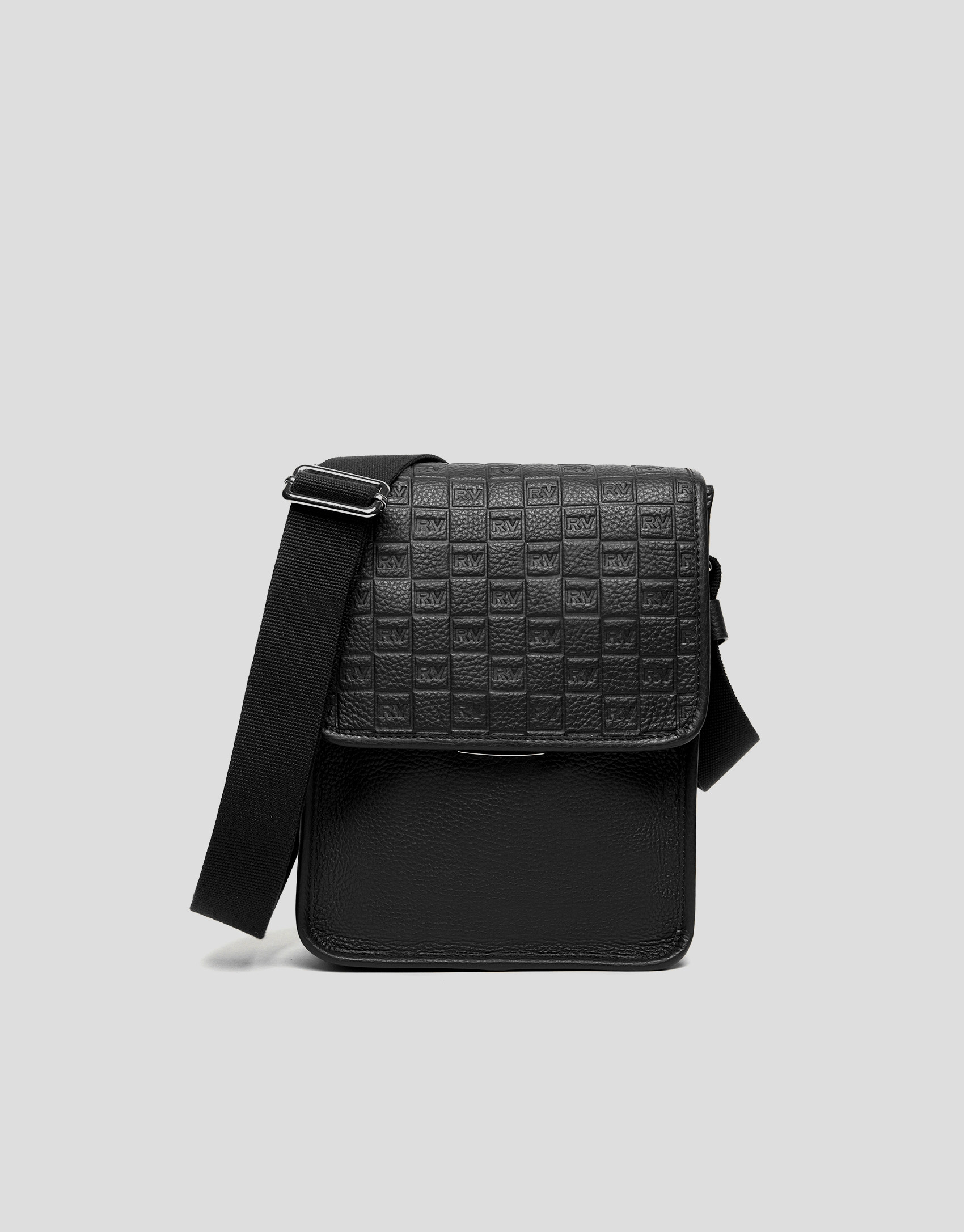 Bandolera caballero piel negra