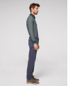 Medium blue cotton chino pants
