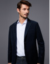 Light grey fake plain dress shirt