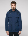 Parka técnica azul marino