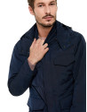 Parka técnica azul marino
