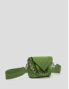 Mini bandolera Claude piel verde