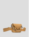 Mustard leather Claude mini shoulder bag