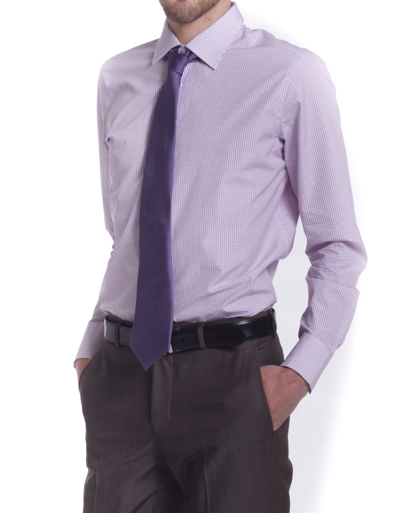 Camisa vestir cuadros