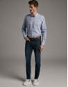 Blue stone-washed jeans - Man - SS2020 | Roberto Verino