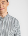Khaki striped sport shirt - Man - AW2020 | Roberto Verino