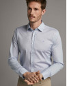 Camisa sport de punto estampado geométrico ... | Roberto Verino