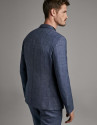 Traje slim cuadros tonos azules - Hombre | Roberto Verino