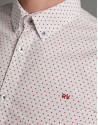 Camisa sport estampado puntos rojos - Hombre | Roberto Verino