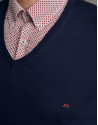 Navy blueturtleneck sweater - Man - SS2020 | Roberto Verino