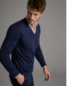 Jersey cuello pico marino - Hombre - PV2020 | Roberto Verino