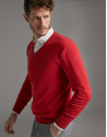 Red turtleneck sweater - Man - SS2020 | Roberto Verino
