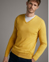 Jersey cuello pico amarillo