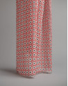 Red and blue geometric print scarf  - Man | Roberto Verino