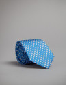 Corbata azul con estampado conchas - Hombre | Roberto Verino