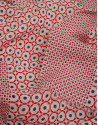 Red and blue geometric print scarf  - Man | Roberto Verino
