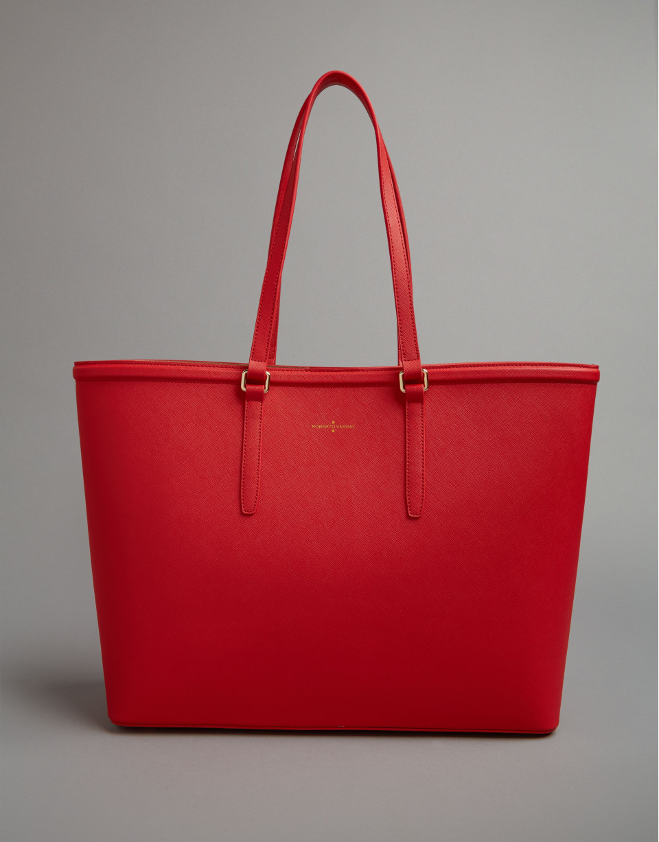 Shopper Bombed roja - Mujer - PV2020 | Roberto Verino