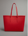 Shopper Bombed roja - Mujer - PV2020 | Roberto Verino