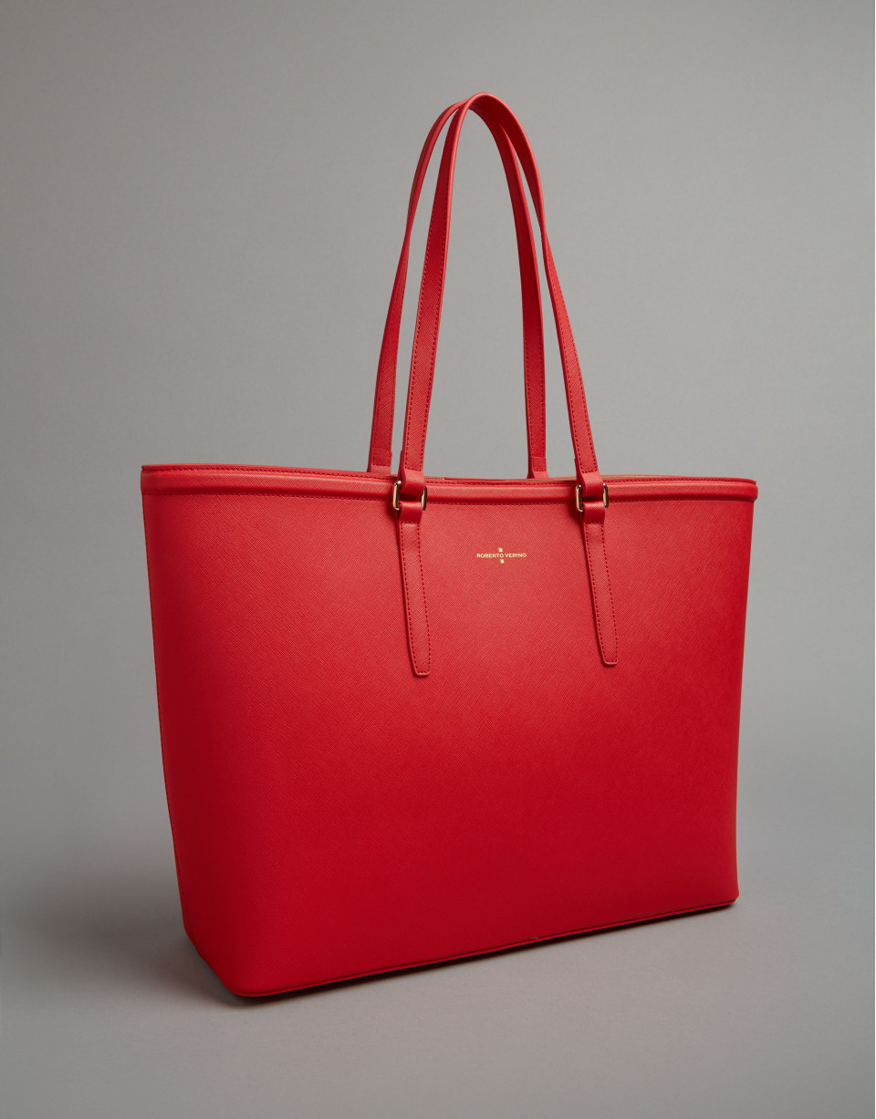 Shopper Bombed roja - Mujer - PV2020 | Roberto Verino