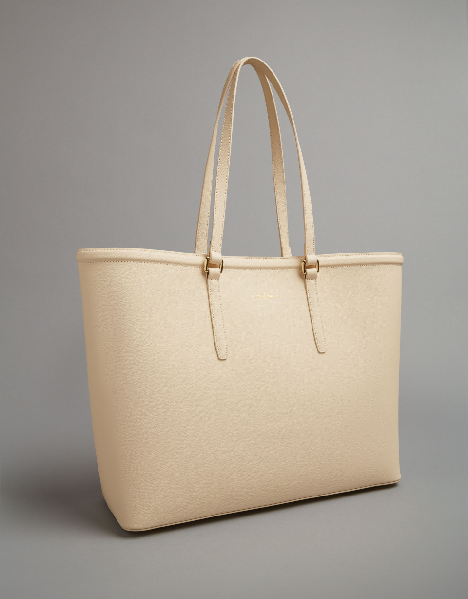 Shopper Bombed beige - Mujer - PV2020 | Roberto Verino