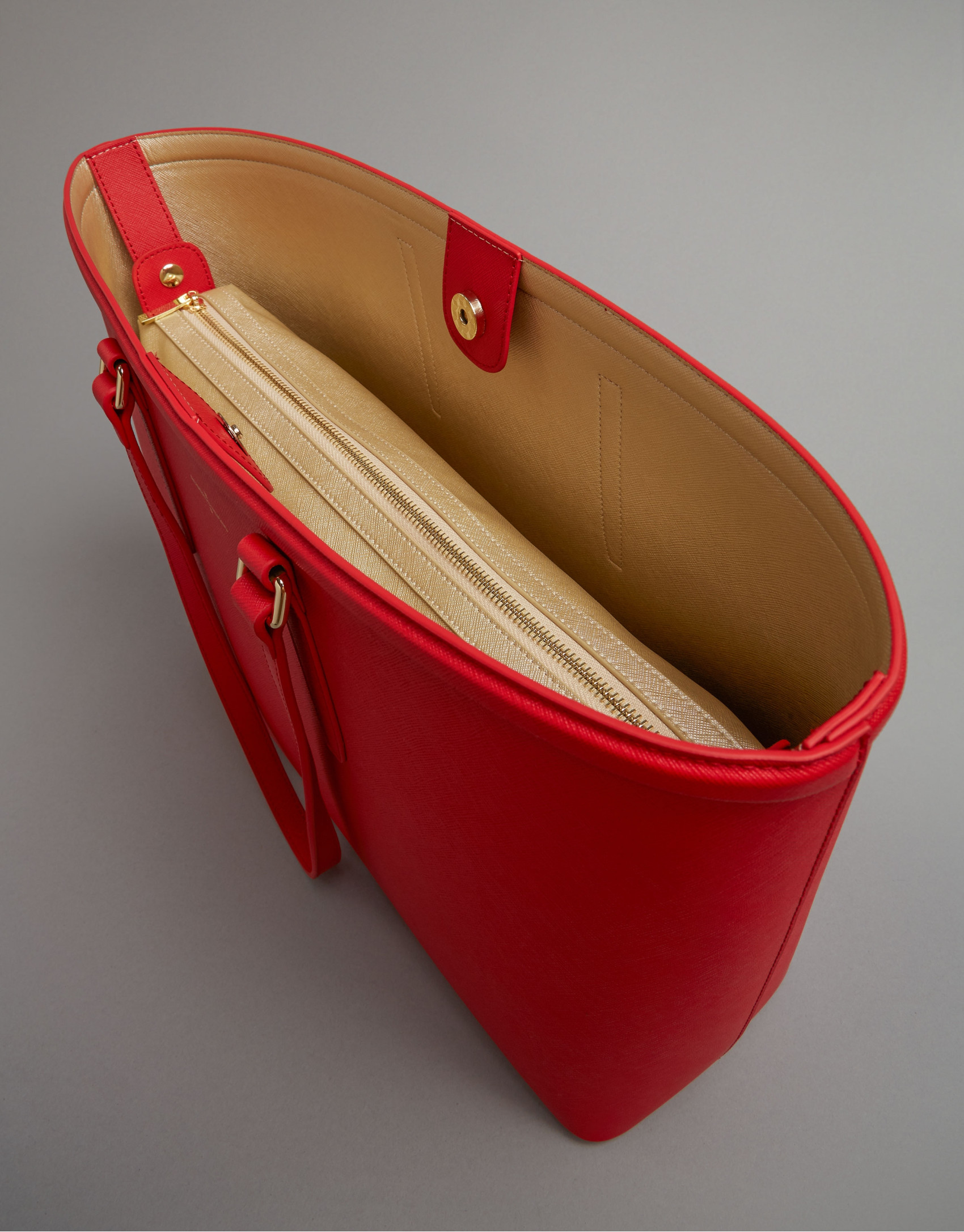 Shopper Bombed roja - Mujer - PV2020 | Roberto Verino