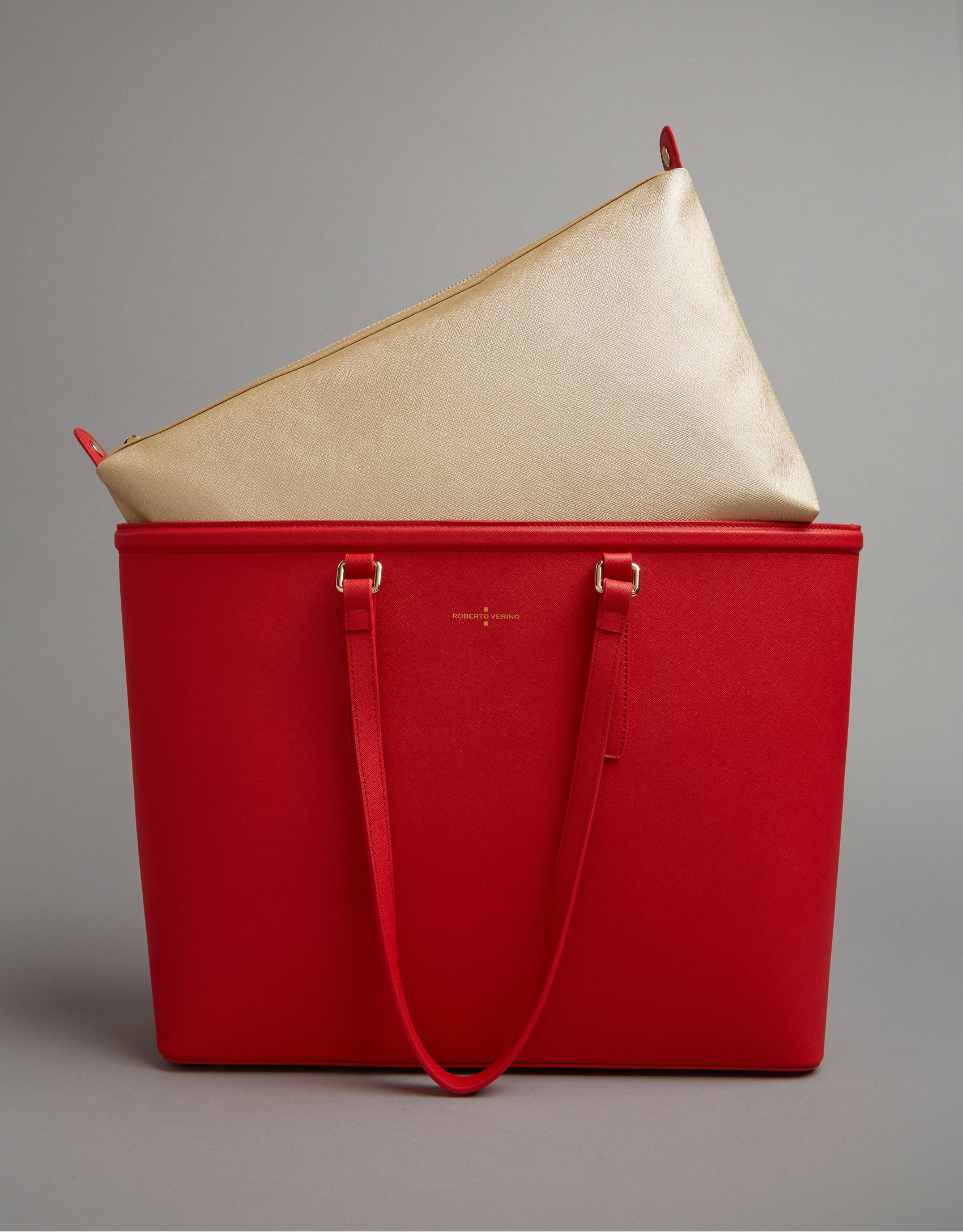 Shopper Bombed roja - Mujer - PV2020 | Roberto Verino