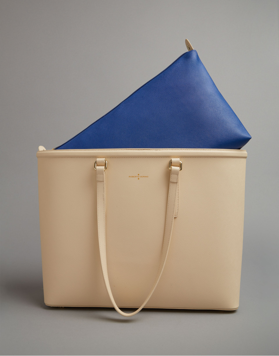 Shopper Bombed beige - Mujer - PV2020 | Roberto Verino