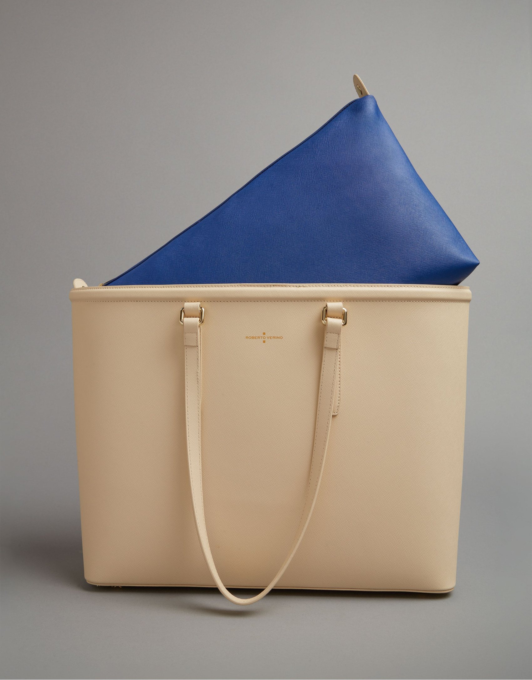 Beige Bomber shopping bag - Woman - SS2020 | Roberto Verino