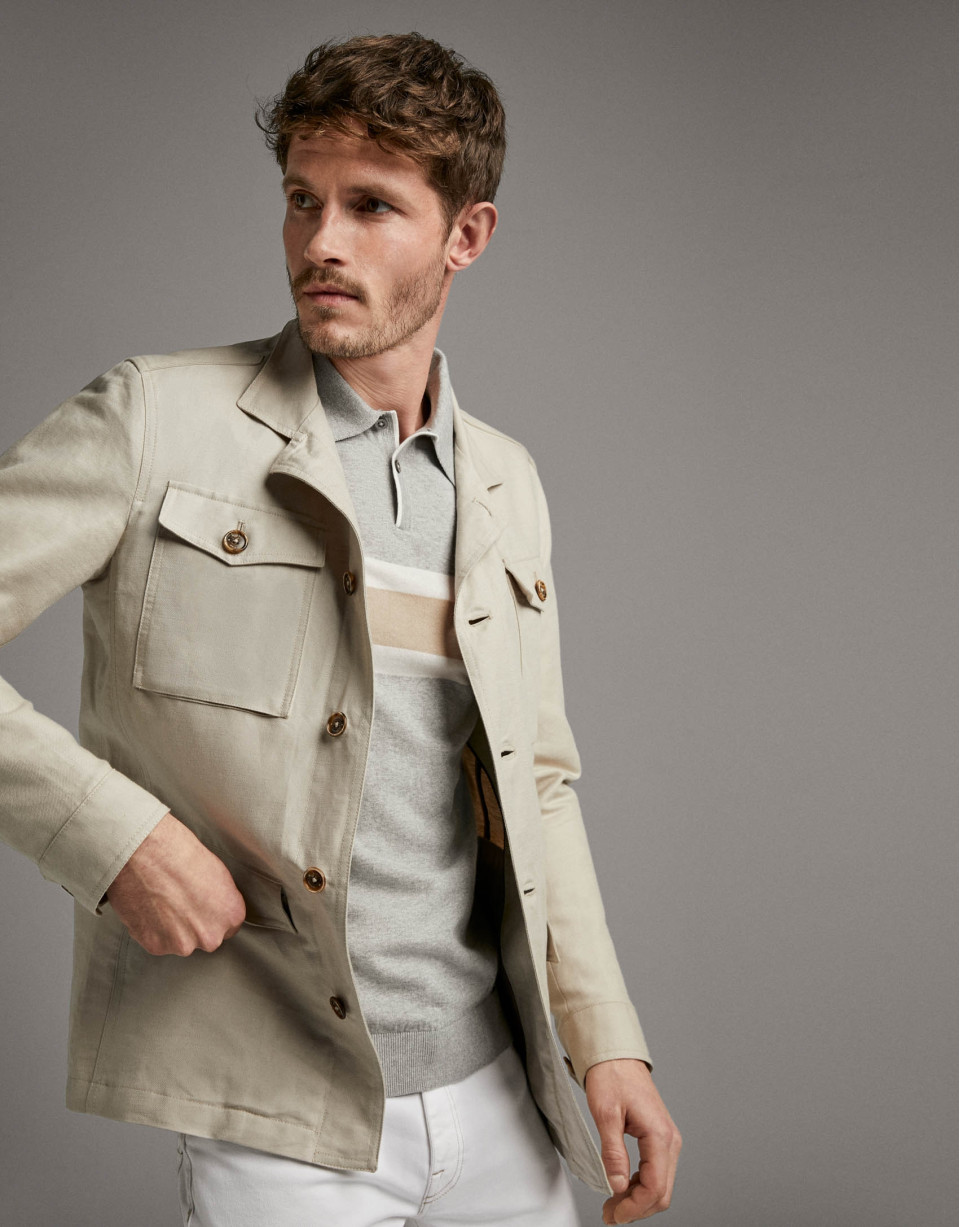 Beige Safari jacket