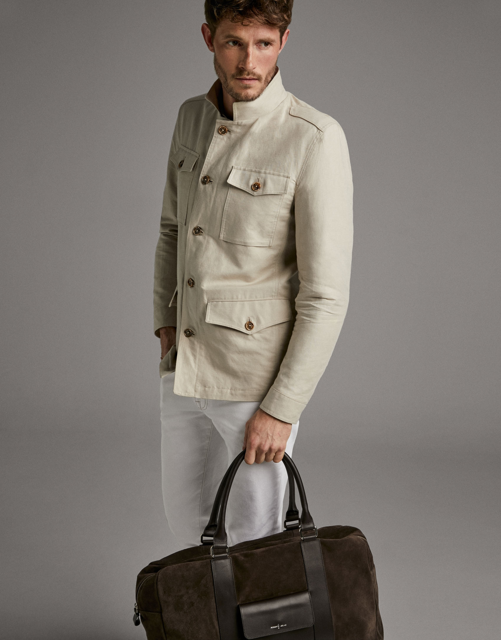 Beige Safari jacket